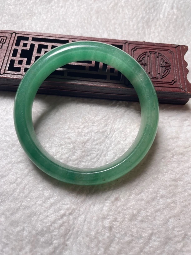 非洲翠手镯圈口58绿色