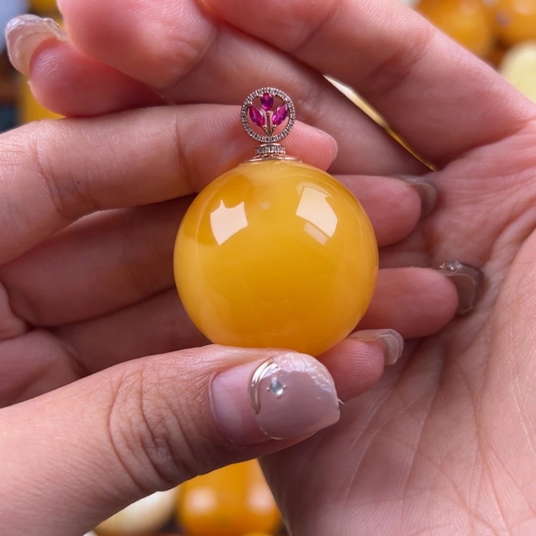 博***弈未镶嵌颈饰琥珀琥珀蜜蜡无优化