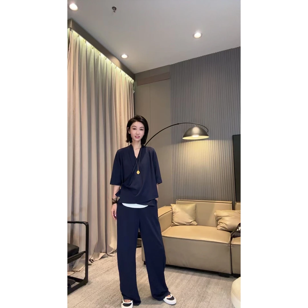 【奈梦妮】【夏舞禅】防晒显瘦时尚休闲户外透气薄款套装 25N4848
