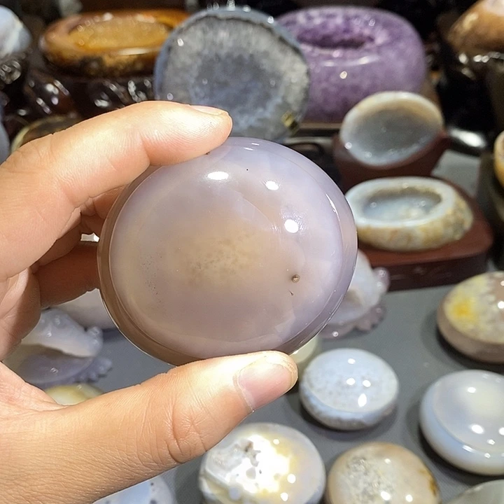 摆件紫晶未镶嵌聚宝盆