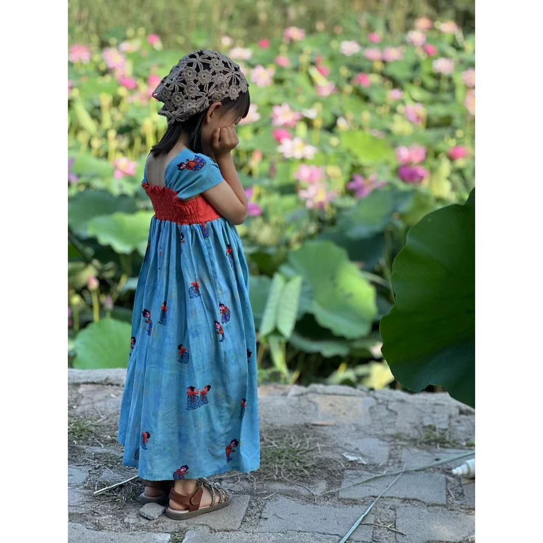 【BLUEXIXI】 人棉唐风汉服连衣裙2025417