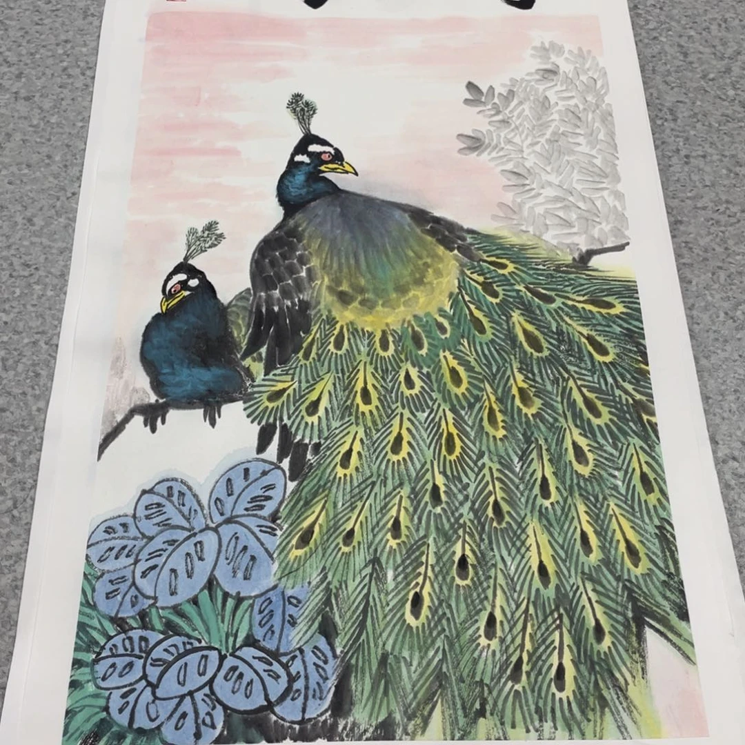 国画2平尺国画作品