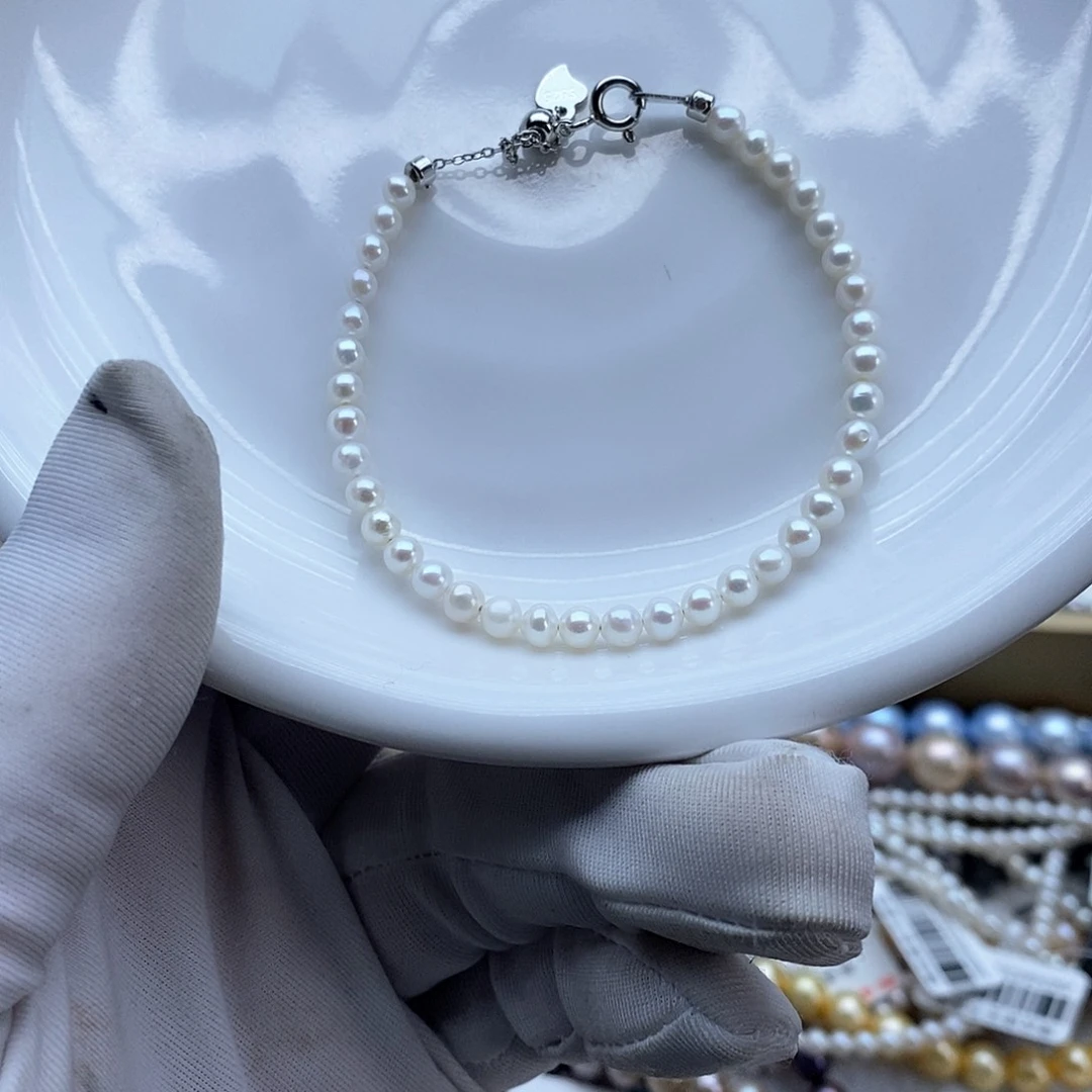 海水珍珠颈饰银S925镶嵌