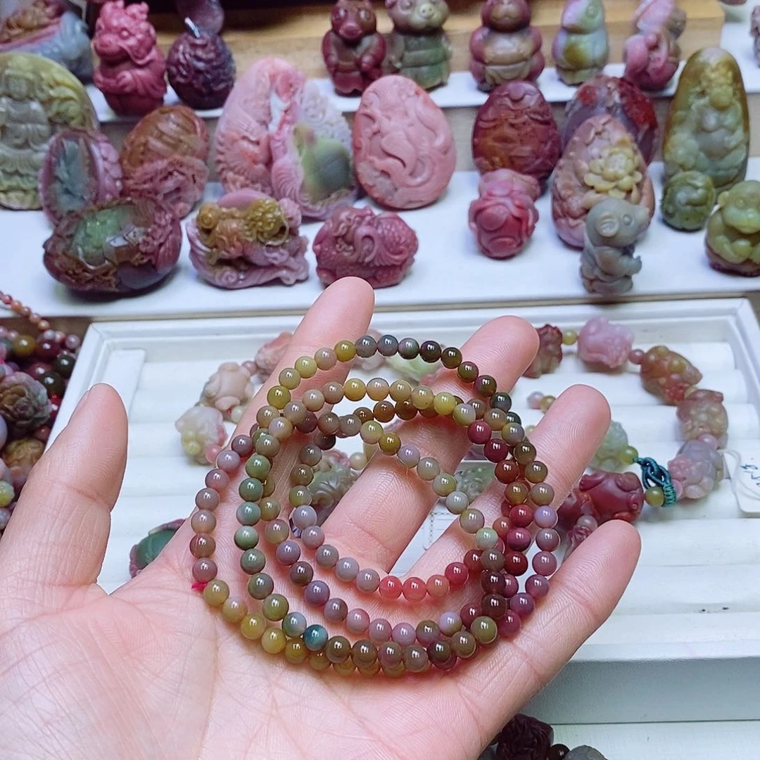 玛瑙/玉髓盐源玛瑙手串未镶嵌