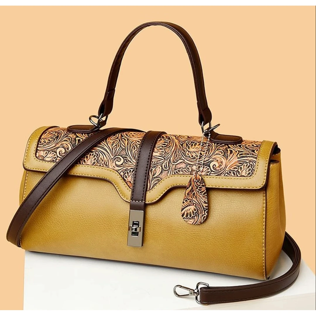 《晶晶粉丝专属》压花斜挎包送给妈妈的礼物包包肩包机能风英伦风