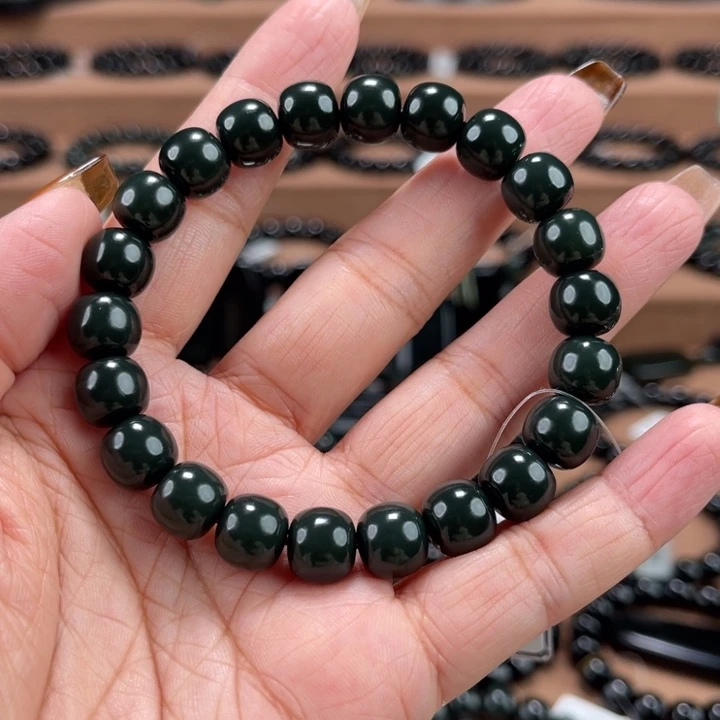 和田玉未镶嵌手链10