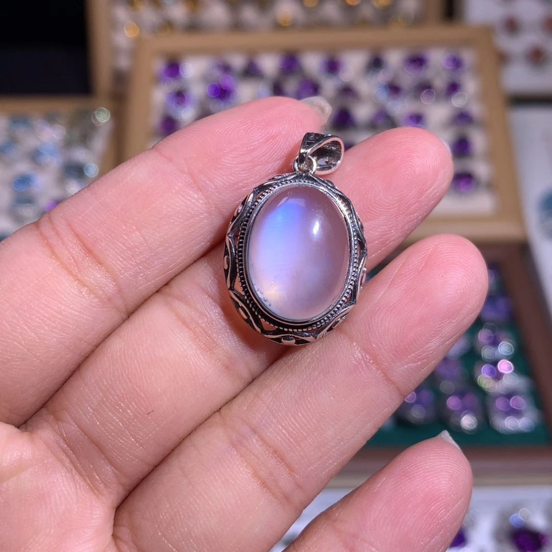 【闪购商品】水晶戒指银S925镶嵌戒指