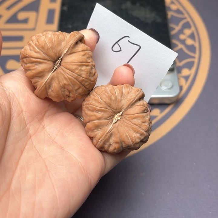 文玩核桃把件39南瓜墩