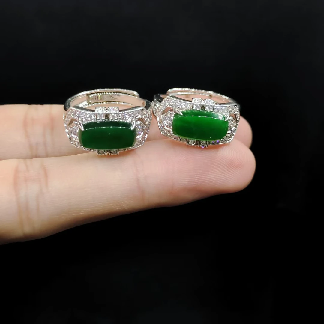 【老三珠宝】翡翠马鞍戒指T1【多样性发其一】约11-6-2mm