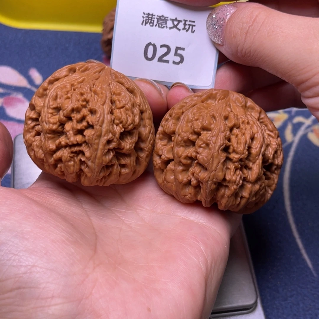 文玩核桃把件粗筋47.025