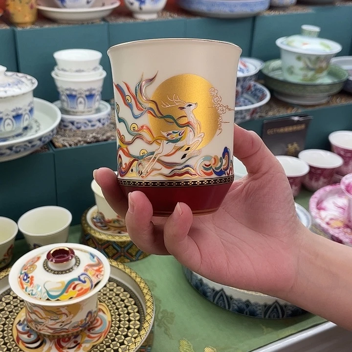 景德镇陶瓷盖碗茶具