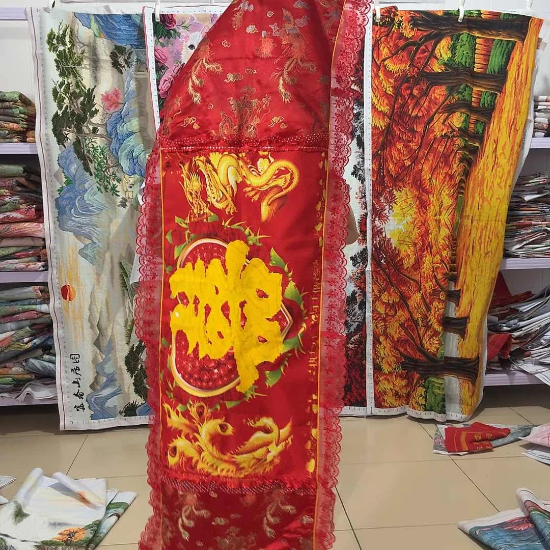 棉十字绣成品出售