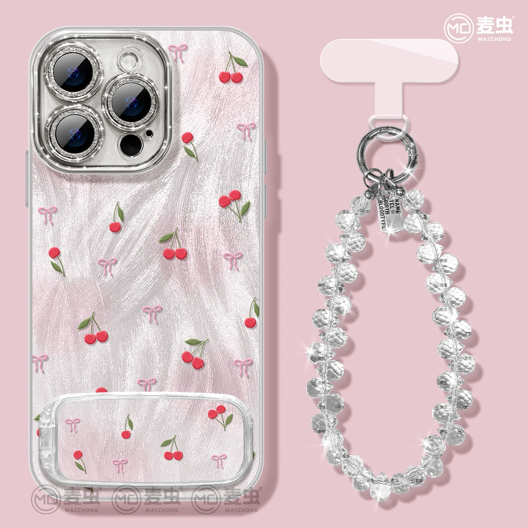 小樱桃支架适用于Mate70华为苹果16promax手机壳iPhone15高级小米