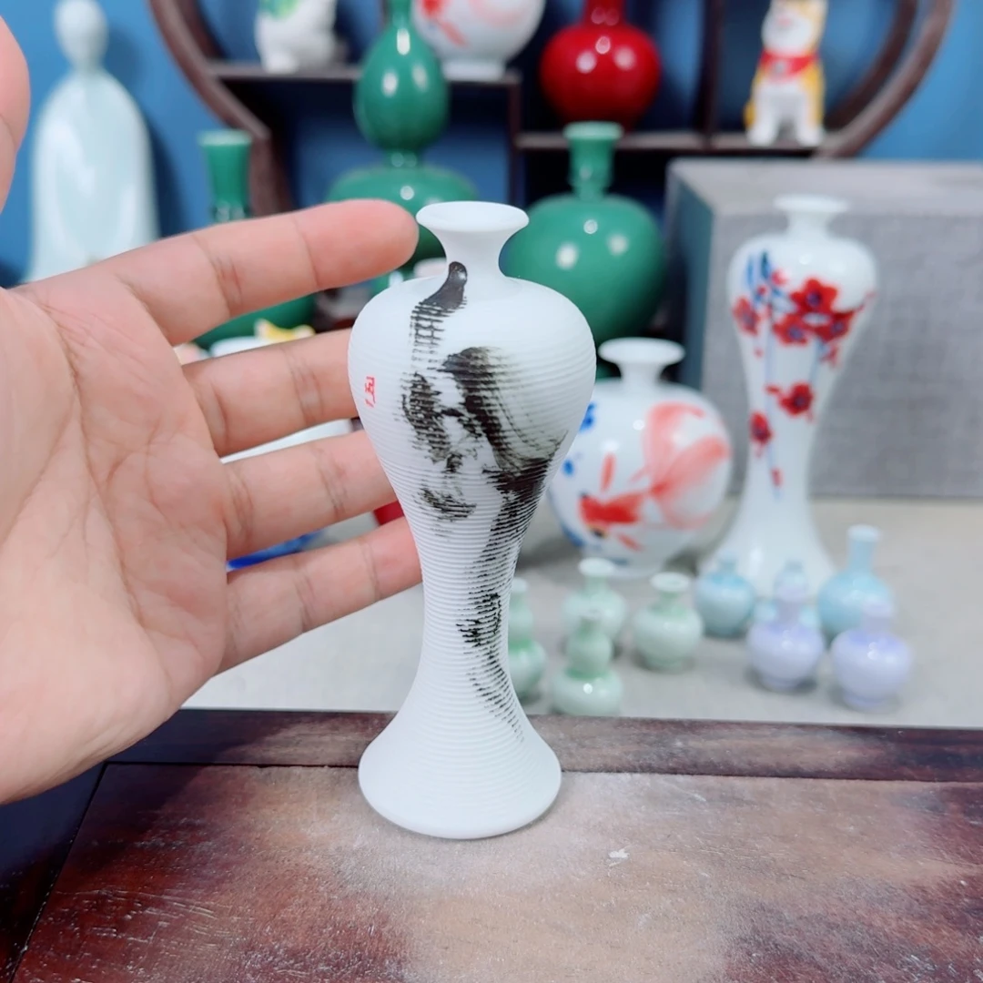 陶瓷手工小花器摆件