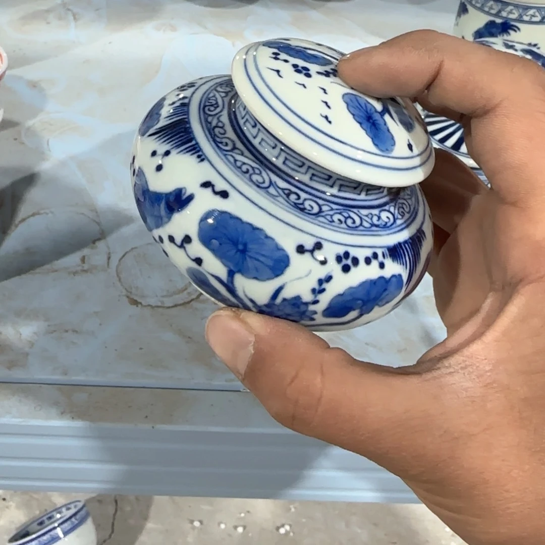 瓷片摆件手绘瓷器处理了吧