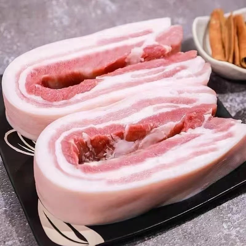 XC冷鲜粮食土猪五花肉条 8斤装 冷冻发货