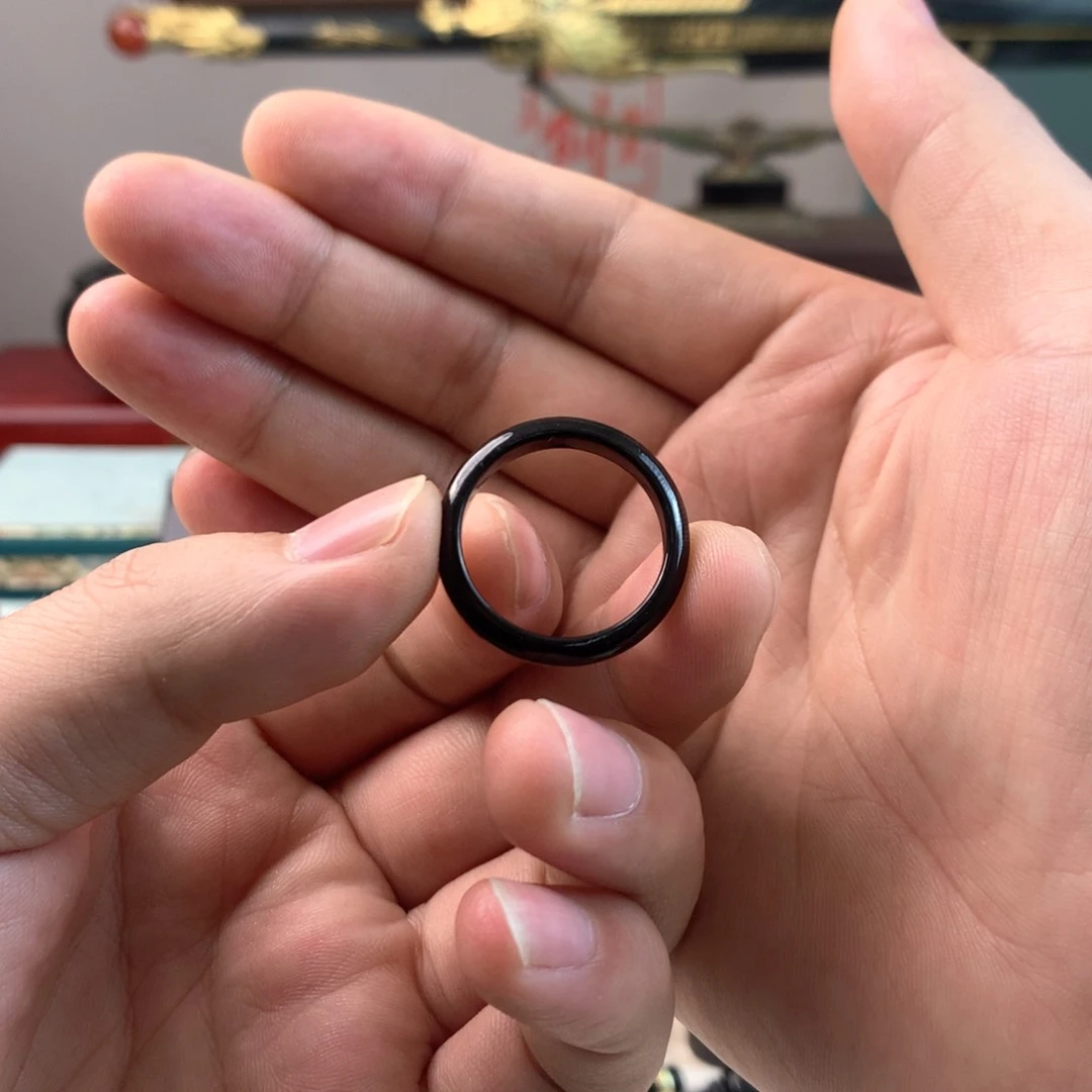 和田玉戒子20m m未镶嵌夏*实