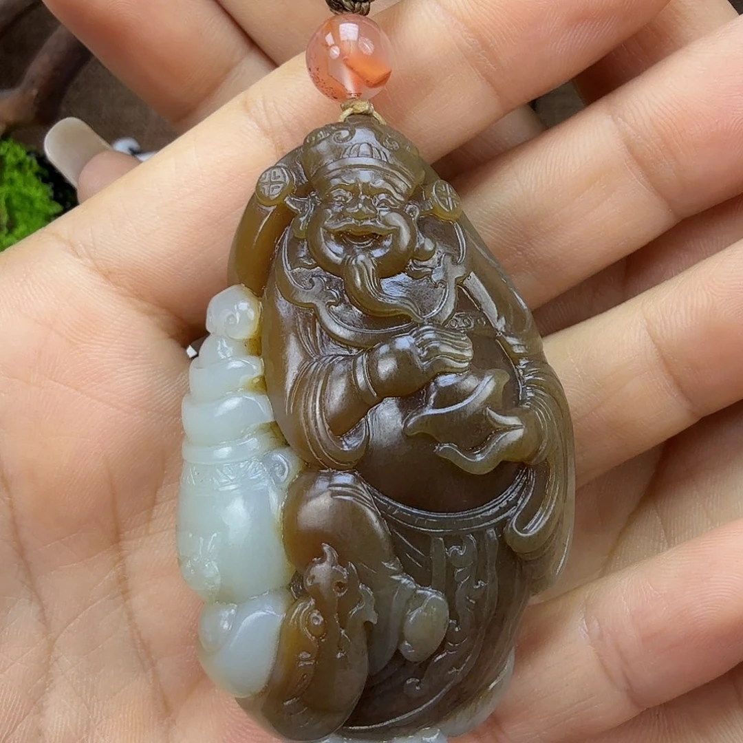 风***灯和田玉未镶嵌把件