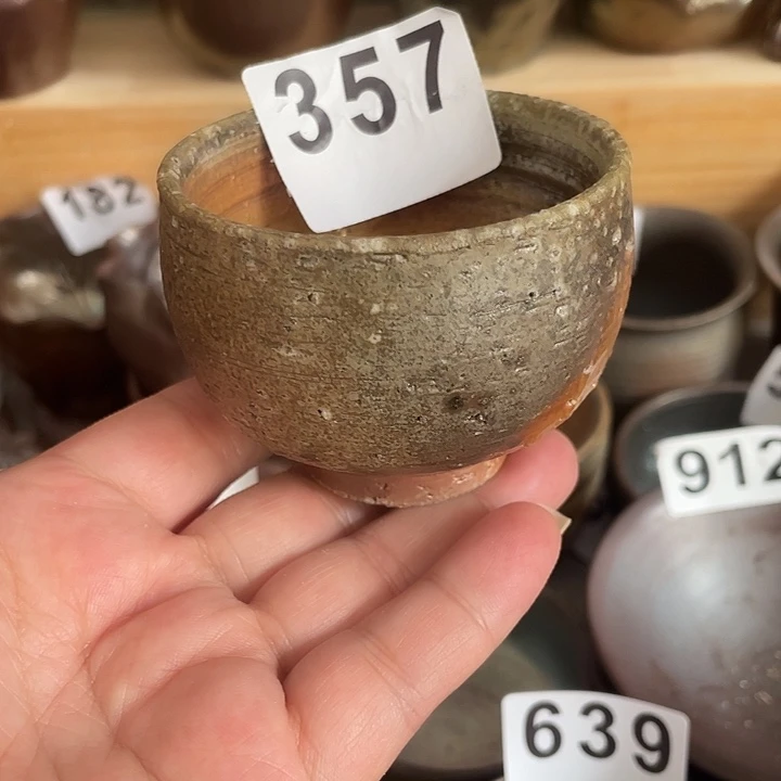 茶杯紫泥柴烧纯手工357