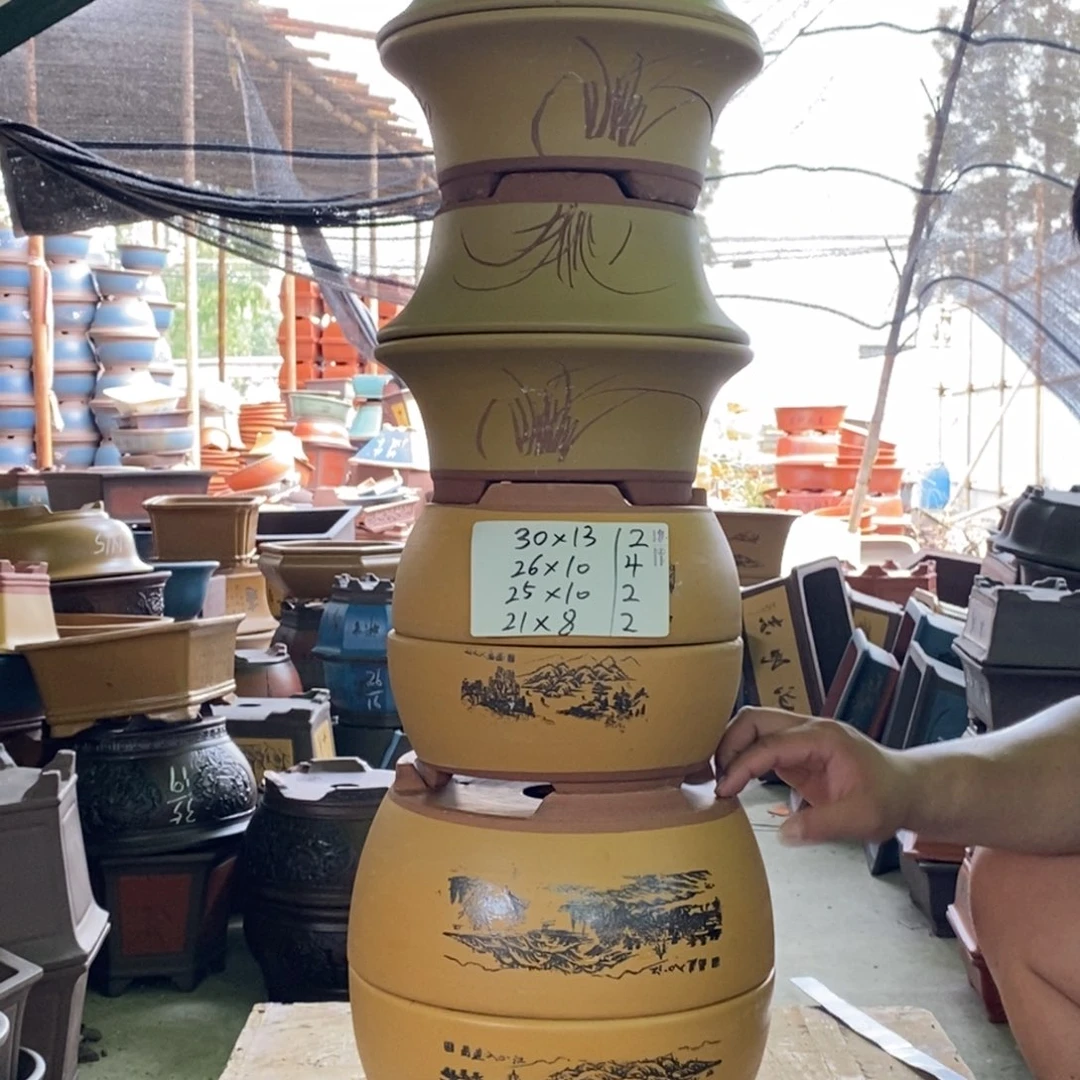 紫砂花盆紫砂紫砂