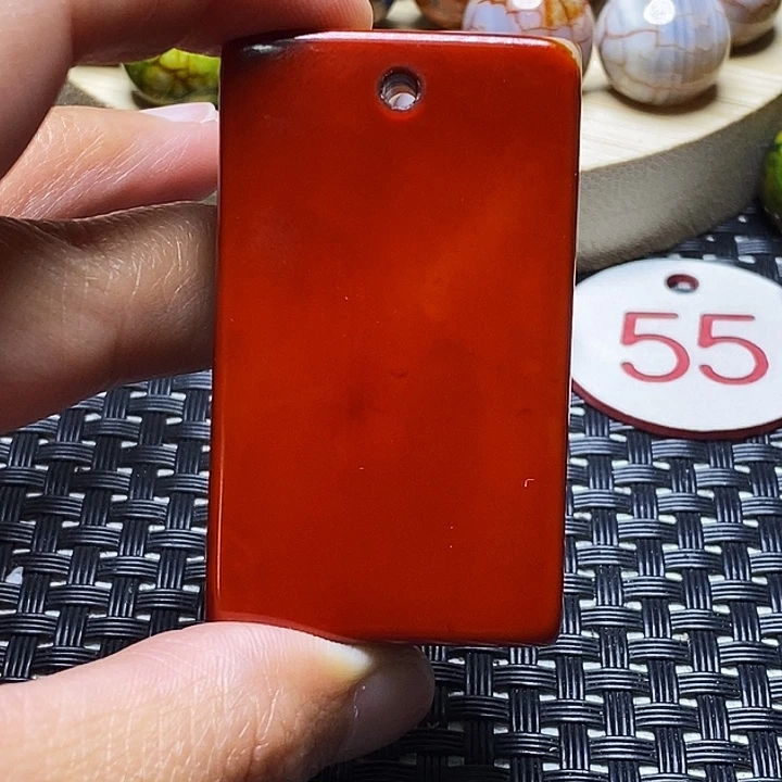 圆***①玛瑙/玉髓未镶嵌颈饰