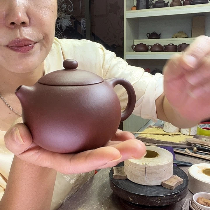 茶壶紫砂沉*1老紫泥西施200c c