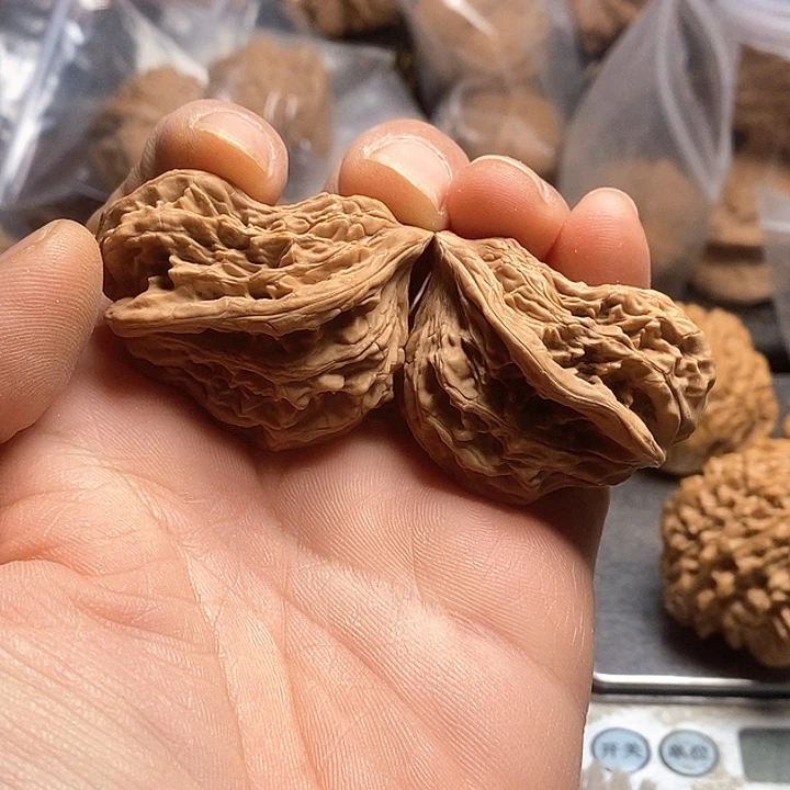 桃核吊坠麦穗小鸟