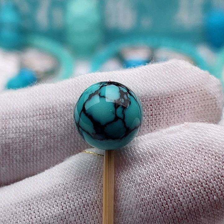 未镶嵌绿松石珠宝奇石10.5