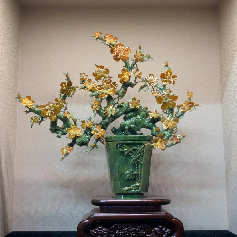 【闪购商品】未镶嵌蛇纹石玉摆件覆膜