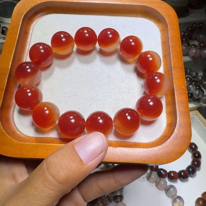 耶***苏玛瑙/玉髓未镶嵌手串