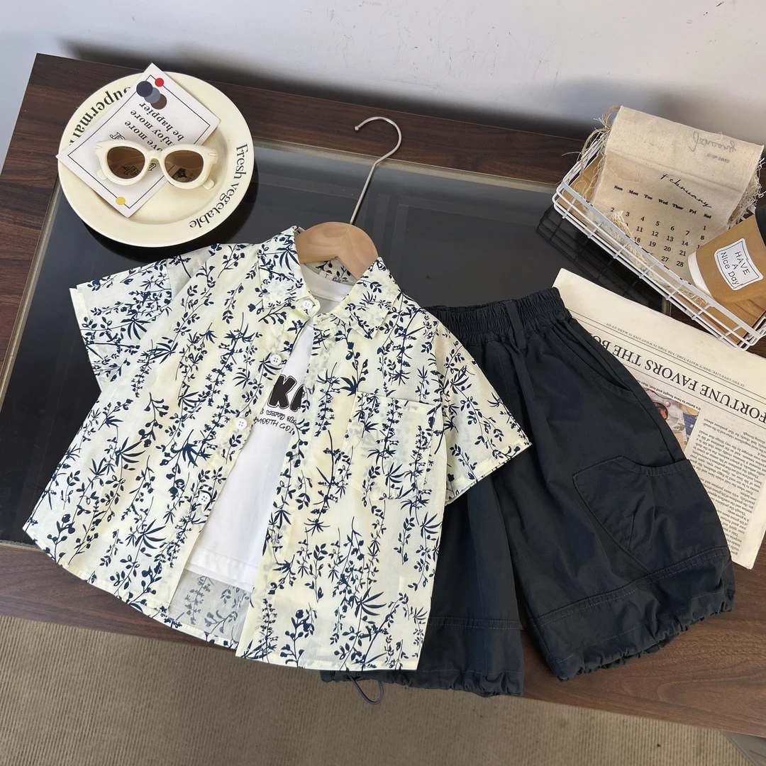 【米佑】2025年新款儿童洋气时尚韩版宽松夏季穿搭夏款短裤WQ255