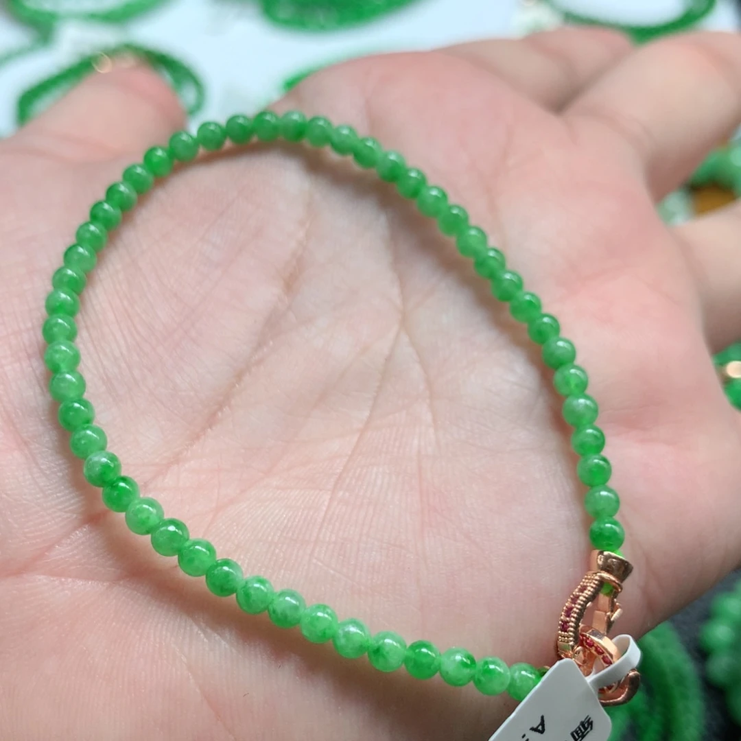 未镶嵌手链翡翠翡翠