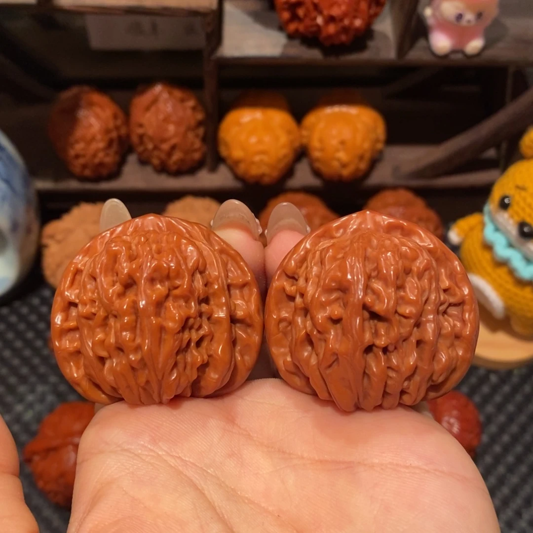 吊坠文玩核桃41四座楼，0269