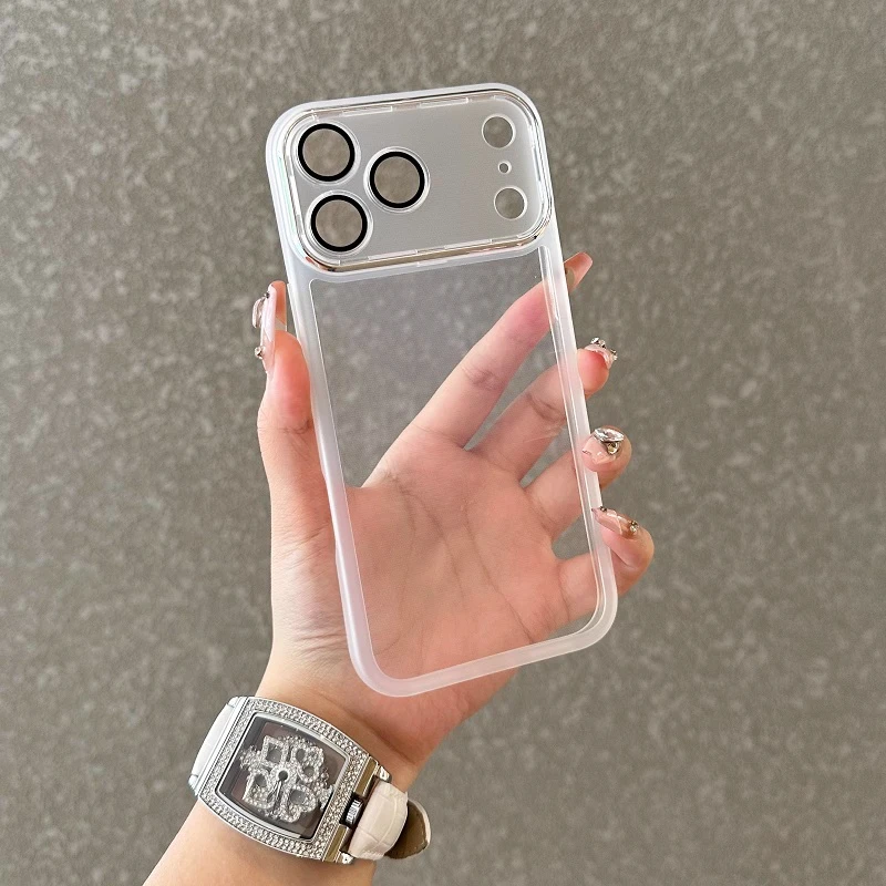 带镜头膜适用苹果17Promax手机壳透明全包iPhone17Air/苹果16软壳