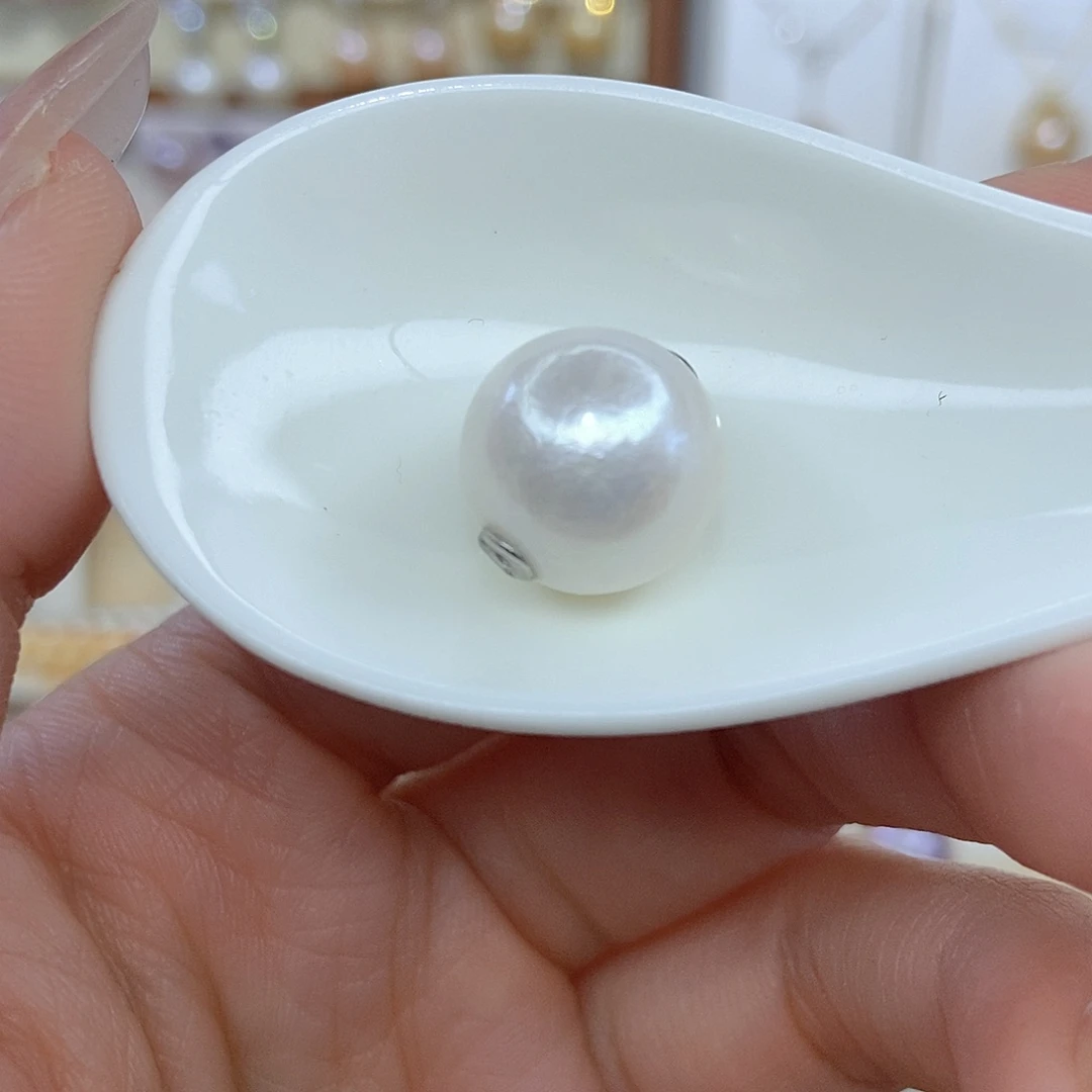 银S925镶嵌淡水珍珠颈饰13➕