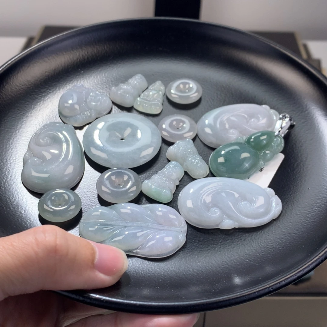 翡翠未镶嵌颈饰一口价福利（单件）