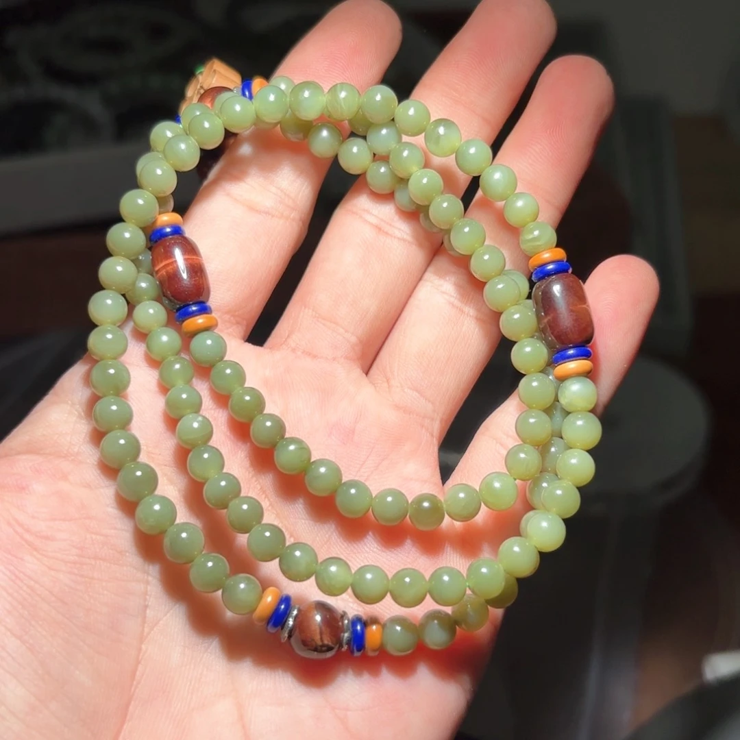 和田玉手链未镶嵌