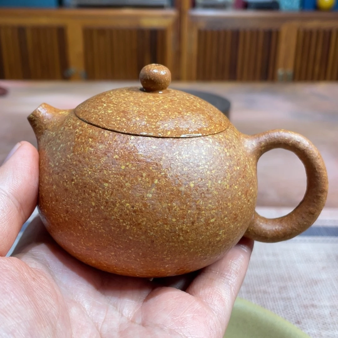 锦***时紫砂茶壶宜兴紫砂原矿紫砂壶