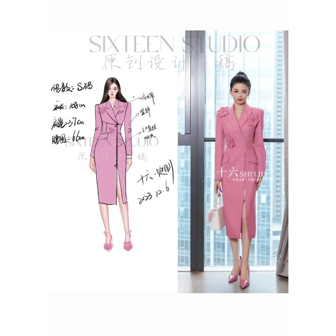 【十六定制】好运莲莲·春秋冬设计感立体花朵50799