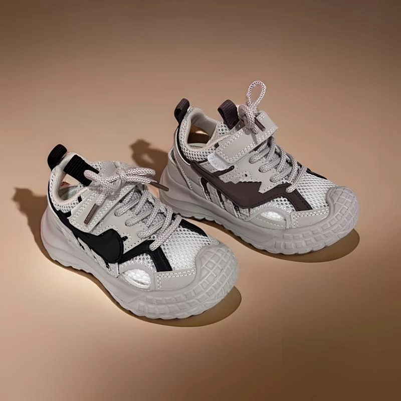 夏季新款儿童防踢防撞防滑男童女童时尚超轻魔术贴运动框子鞋622