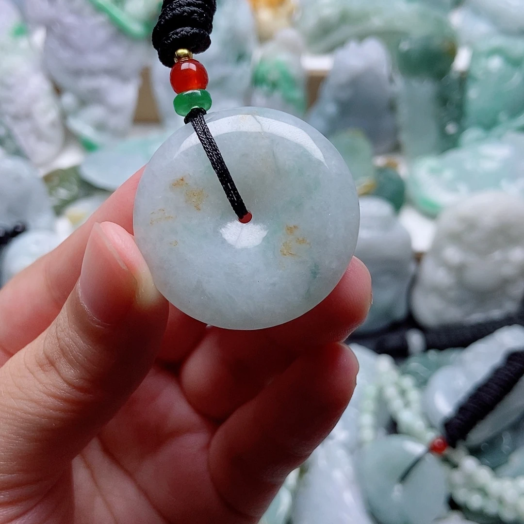 翡翠未镶嵌吊坠(不含链)1