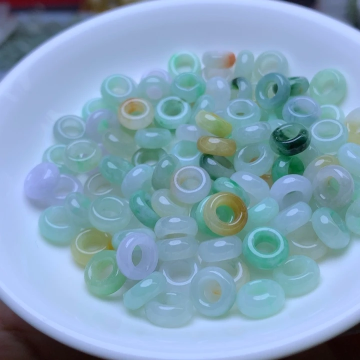 散珠翡翠卡10玉环10个