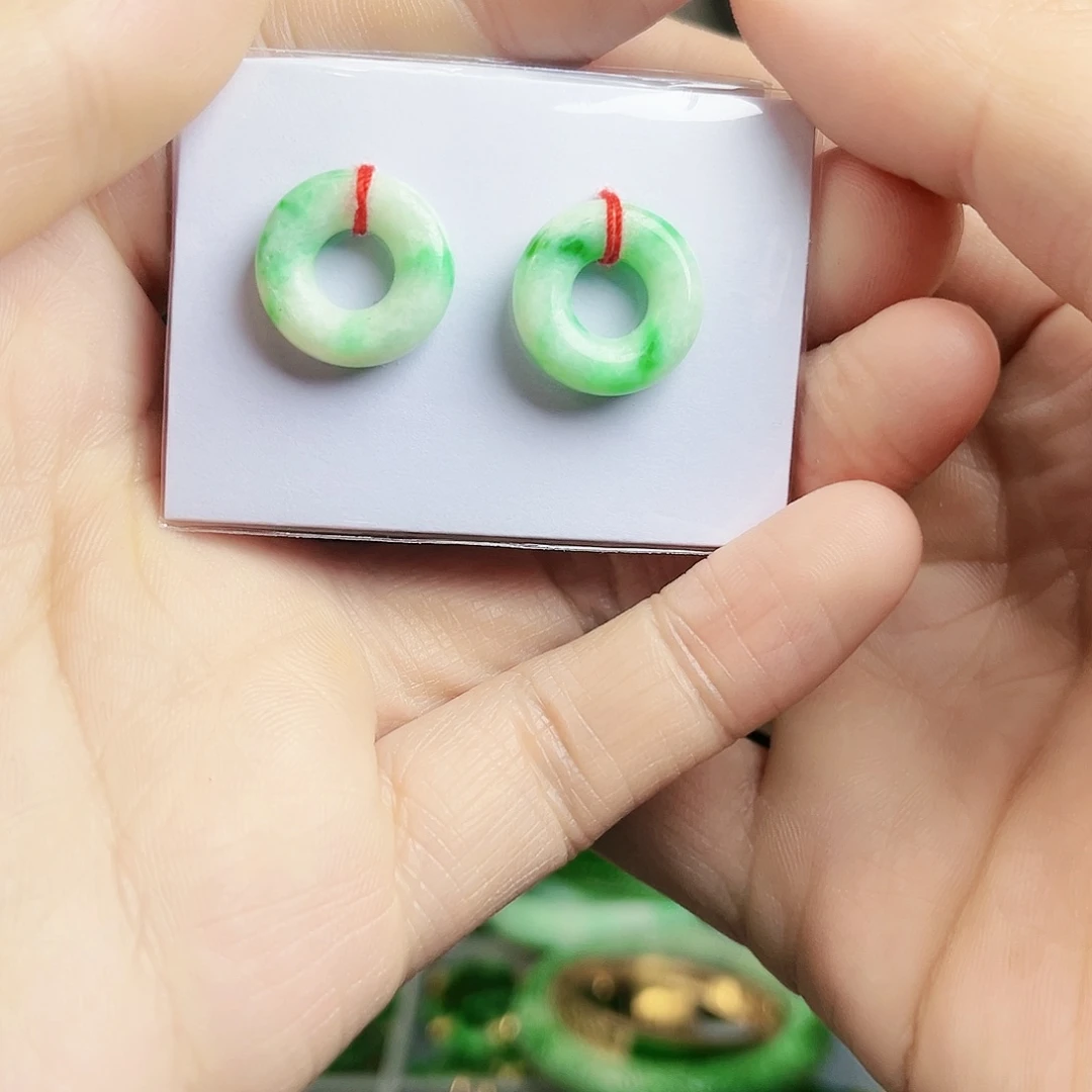 翡翠颈饰未镶嵌耳饰多样性发货