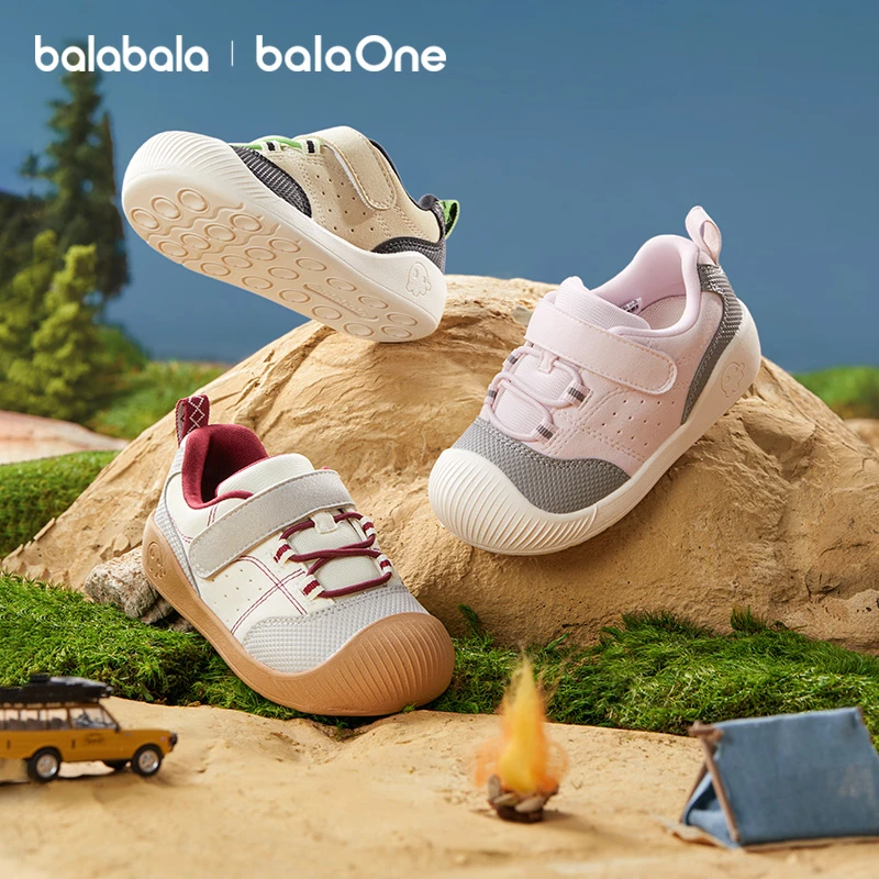 巴拉巴拉宝宝学步鞋婴儿童鞋男童女童鞋子秋冬2025新款户外鞋防滑