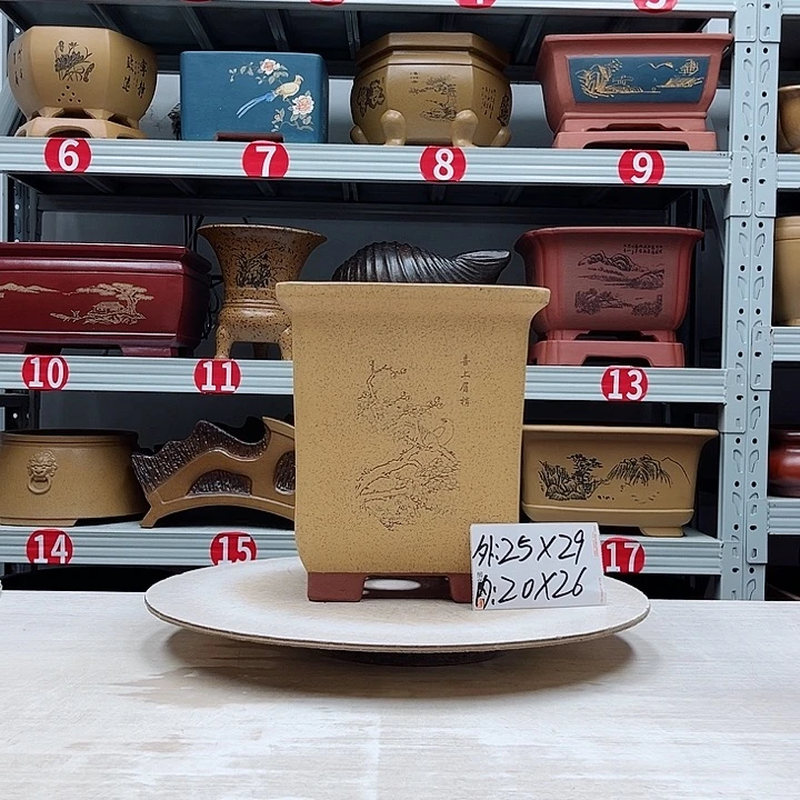 紫砂花盆紫砂花盆