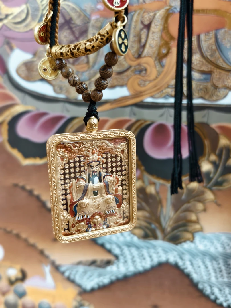 五台山文创唐卡五爷扎娘娘