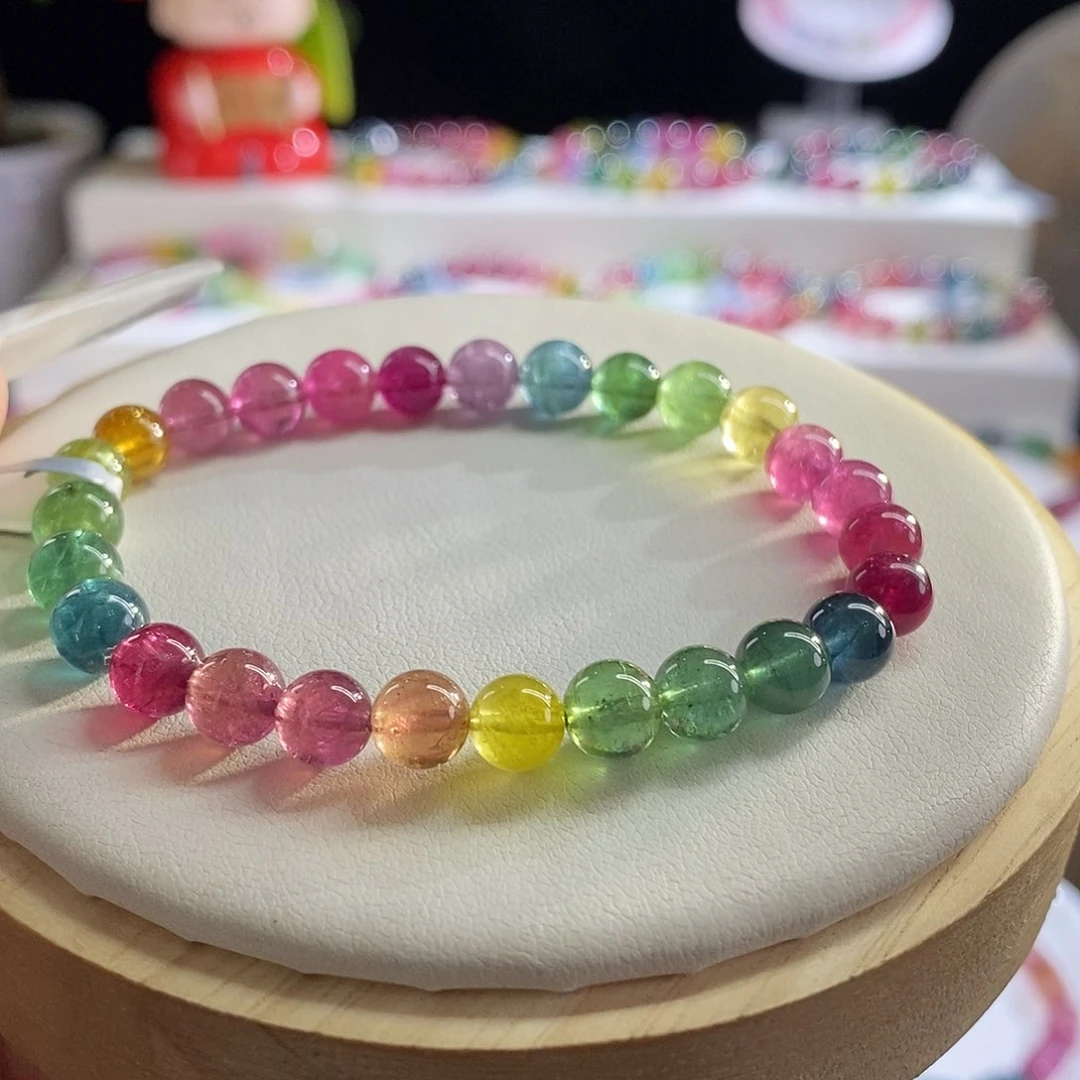 未镶嵌手链碧玺荧光