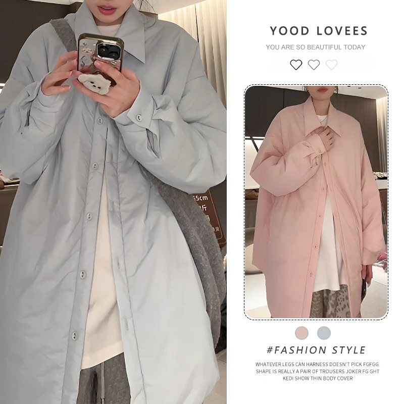 高级感加厚上衣2025冬季轻暖弧形下摆简约百搭休闲衬衫保暖短外套