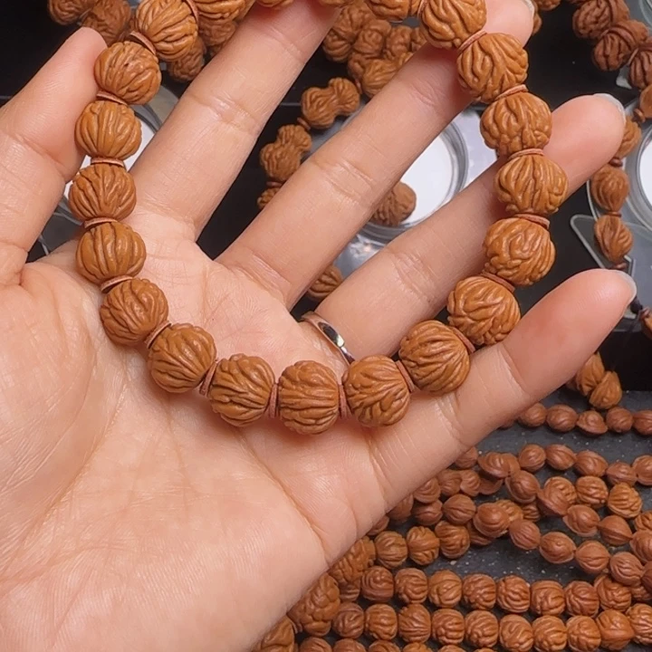 不***你桃核手串龙纹桃核