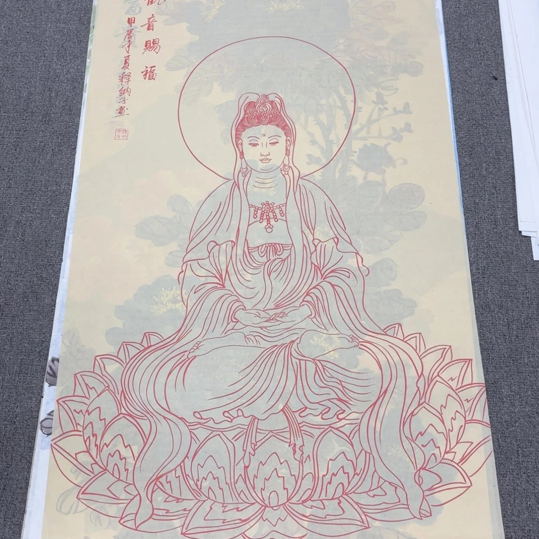 国画国画作品多次